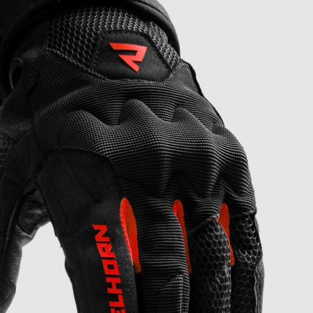 Текстилни ръкавици Rebelhorn Core Black/Red