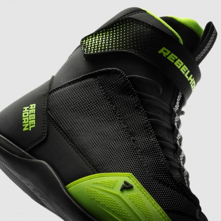 Мото боти Rebelhorn Swift Black/Fluo/Yellow