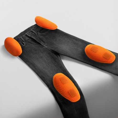 Дамски мото дънки Rebelhorn Classic Mono Washed Black