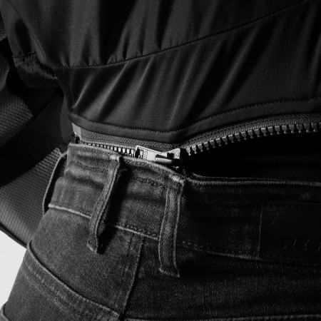 Дамски мото дънки Rebelhorn Classic Mono Washed Black