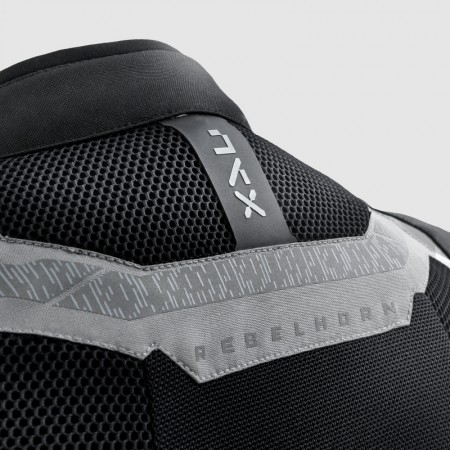 Текстилно яке REBELHORN JAX-TJ BLACK/GREY