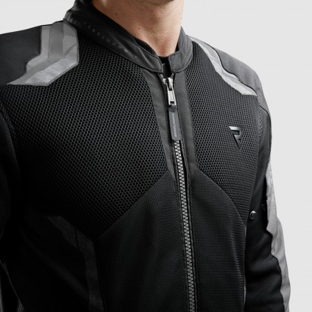 Текстилно яке REBELHORN JAX-TJ BLACK/GREY