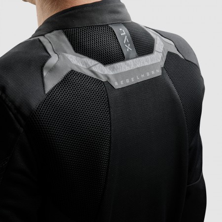 Текстилно яке REBELHORN JAX-TJ BLACK/GREY