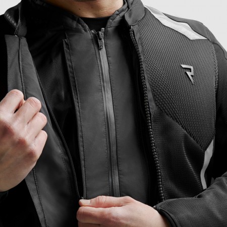 Текстилно яке REBELHORN JAX-TJ BLACK/GREY