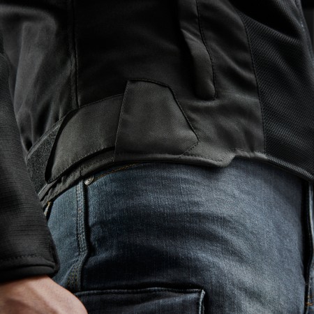 Текстилно яке REBELHORN JAX-TJ BLACK/GREY