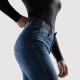 Дамски мото дънки Rebelhorn Classic Mono Washed Blue