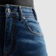 Дамски мото дънки Rebelhorn Classic Mono Washed Blue