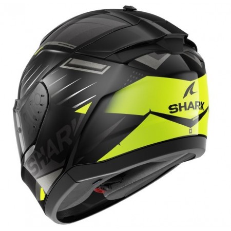 Каска SHARK RIDILL 2 BERSEK BLACK/GREY/YELLOW FLUO
