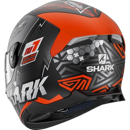 Каска SHARK SKWAL 2.2 NOXXYS MAT BLACK/ORANGE/SILVER