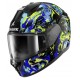 Каска SHARK RIDILL 2 RAGING BEAST Black Blue Green