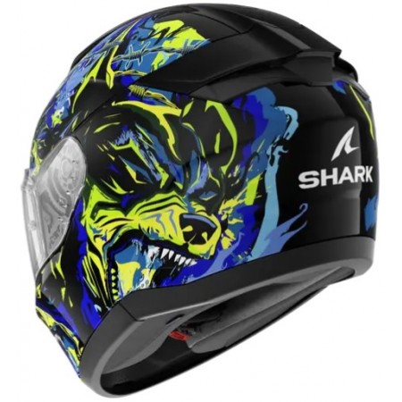 Каска SHARK RIDILL 2 RAGING BEAST Black Blue Green