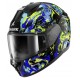 Каска SHARK RIDILL 2 RAGING BEAST Black Blue Green