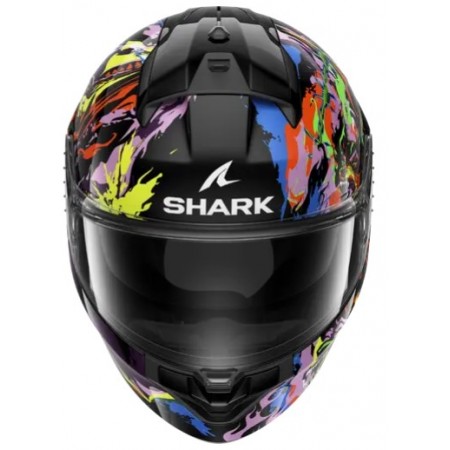 Каска SHARK RIDILL 2 RAGING BEAST Black Violet Yellow