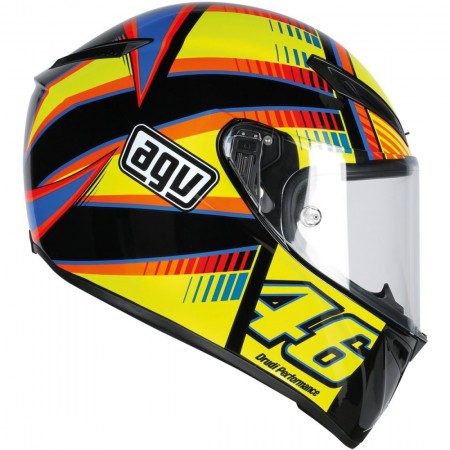 Каска AGV VELOCE S ROSSI SOLELUNA