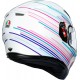 КАСКА AGV K3-SV SAKURA PEARL WHITE/PURPLE