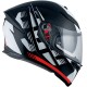 Каска AGV K5 DARKSTORM BLACK/RED