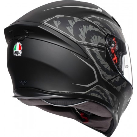 Каска AGV K5-S TORNADO MATT BLACK/SILVER