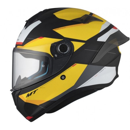 Каска MT TARGO S KAY B3 MATT BLACK/YELLOW Каска MT TARGO S KAY B3 MATT BLACK/YELLOW