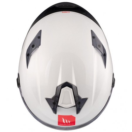 Каска MT TARGO S SOLID A0 GLOSS PEARL WHITE