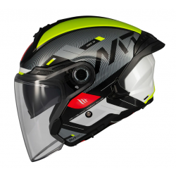 Скутер каска MT COSMO SV SILENCE B3 YELLOW GLOSS