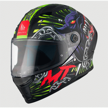 Каска MT STINGER 2 AKIN A3 MATT