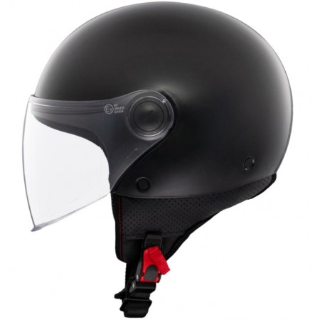 КАСКА ЗА СКУТЕР MT STREET S SOLID A1 GLOSS BLACK