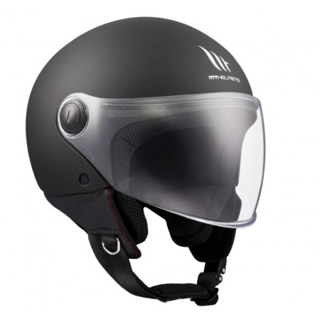 КАСКА ЗА СКУТЕР MT STREET S SOLID A1 MATT BLACK КАСКА ЗА СКУТЕР MT STREET S SOLID A1 MATT BLACK