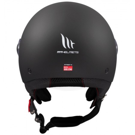 КАСКА ЗА СКУТЕР MT STREET S SOLID A1 MATT BLACK КАСКА ЗА СКУТЕР MT STREET S SOLID A1 MATT BLACK