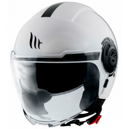 КАСКА ЗА СКУТЕР MT VIALE S SOLID A0 GLOSS WHITE