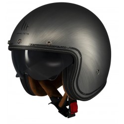 Каска за скутер MT LE MANS 2 S SV SCRATCHED CHROME Каска за скутер MT LE MANS 2 S SV SCRATCHED CHROME