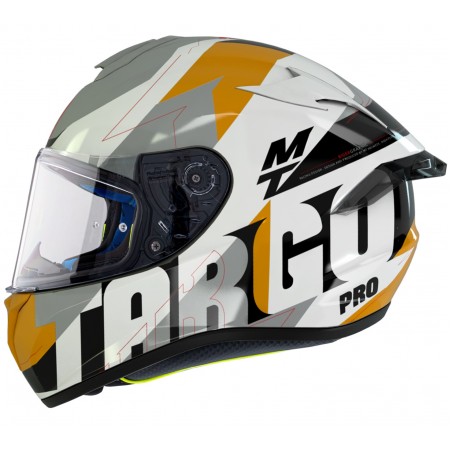 Каска MT TARGO PRO BIGER GLOSS PEARL YELLOW