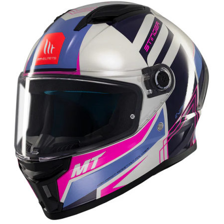 Каска MT STINGER 2 TRON C8 GLOSS PINK
