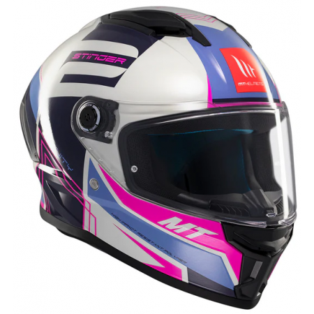 Каска MT STINGER 2 TRON C8 GLOSS PINK