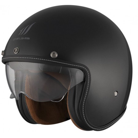 Каска за скутер MT LE MANS 2 S SV SOLID A1 GLOSS BLACK