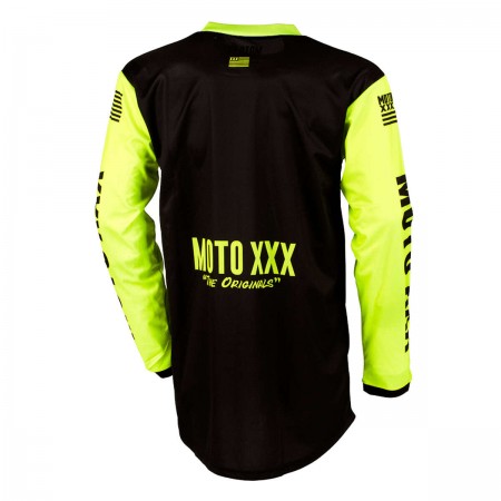 Джърси блуза ONEAL MOTO XXX ORIGINAL BLACK/HI-VIZ