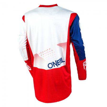 Джърси блуза ONEAL ELEMENT FACTOR WHITE/BLUE/RED