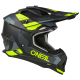 Мотокрос каска O'NEAL 2SERIES SPYDE V.23 BLACK/GRAY/NEON YELLOW