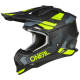 Мотокрос каска O'NEAL 2SERIES SPYDE V.23 BLACK/GRAY/NEON YELLOW