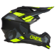Мотокрос каска O'NEAL 2SERIES SPYDE V.23 BLACK/GRAY/NEON YELLOW