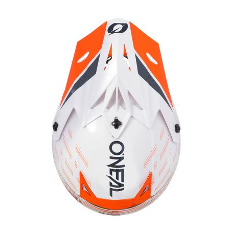 Мотокрос каска O'NEAL 5SERIES TRACE WHITE/ORANGE