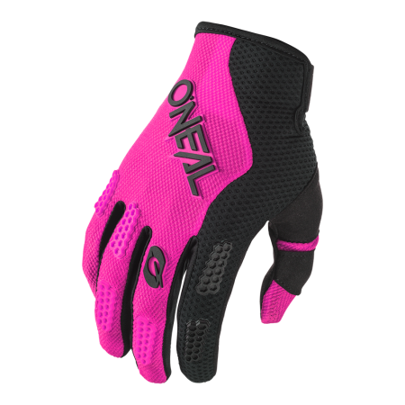 Дамски мотокрос ръкавици O'NEAL ELEMENT RACEWEAR BLACK/PINK V.24