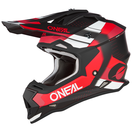 Мотокрос каска O'NEAL 2SERIES SPYDE V.23 BLACK/RED/WHITE