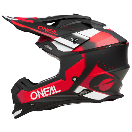 Мотокрос каска O'NEAL 2SERIES SPYDE V.23 BLACK/RED/WHITE