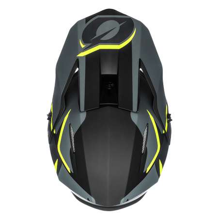 Мотокрос каска O'NEAL 3SERIES VOLTAGE BLACK/NEON YELLOW