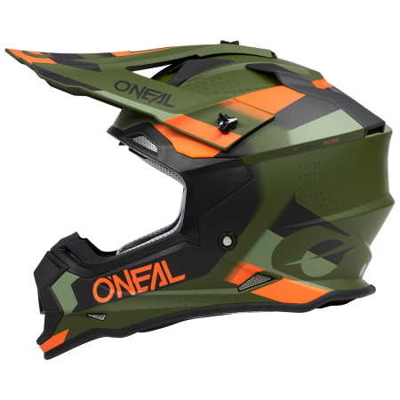 Мотокрос каска O'NEAL 2SERIES SPYDE V.23 GREEN/BLACK/ORANGE