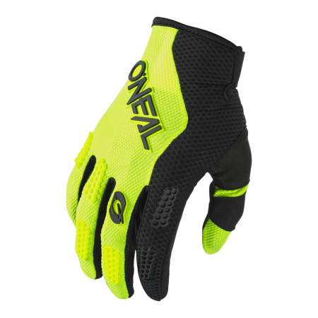 Mотокрос ръкавици O'NEAL ELEMENT RACEWEAR BLACK/NEON YELLOW V.24