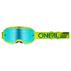 Мотокрос очила O'NEAL B-10 SOLID NEON YELLOW - RADIUM BLUE V.24