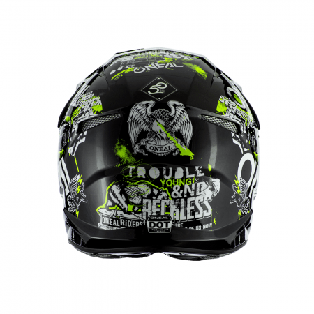 Мотокрос каска O'NEAL 3SERIES ATTACK 2.0 BLACK/NEON YELLOW