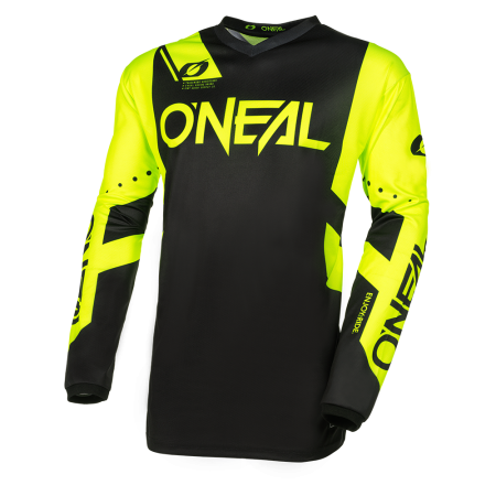 Мотокрос блуза O`NEAL ELEMENT RACEWEAR BLACK/NEON YELLOW V.24