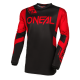 Мотокрос блуза O`NEAL ELEMENT RACEWEAR BLACK/RED V.24